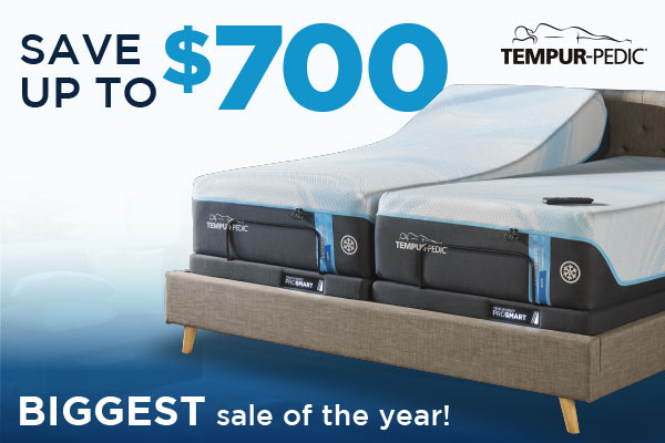 Tempur-Pedic save up to $700